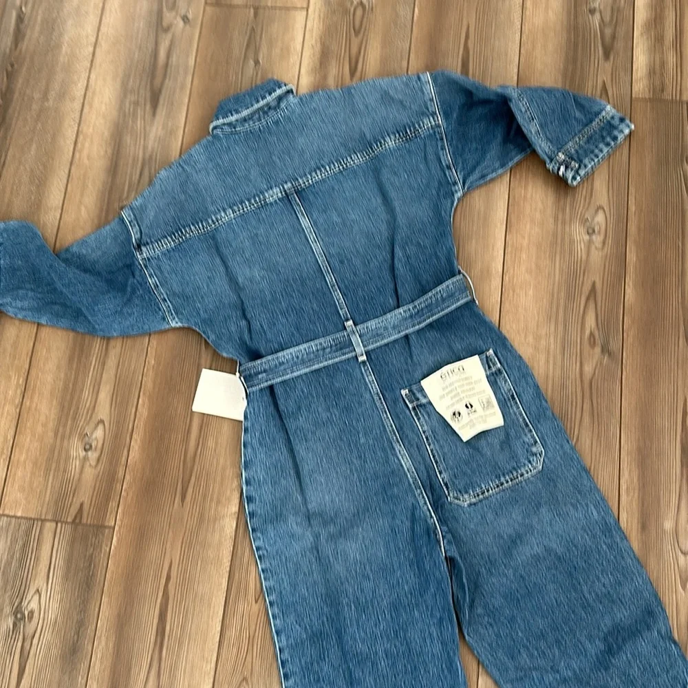 Etica Zeta Carpenter Denim Jumpsuit #17 - Picture 5 of 5
